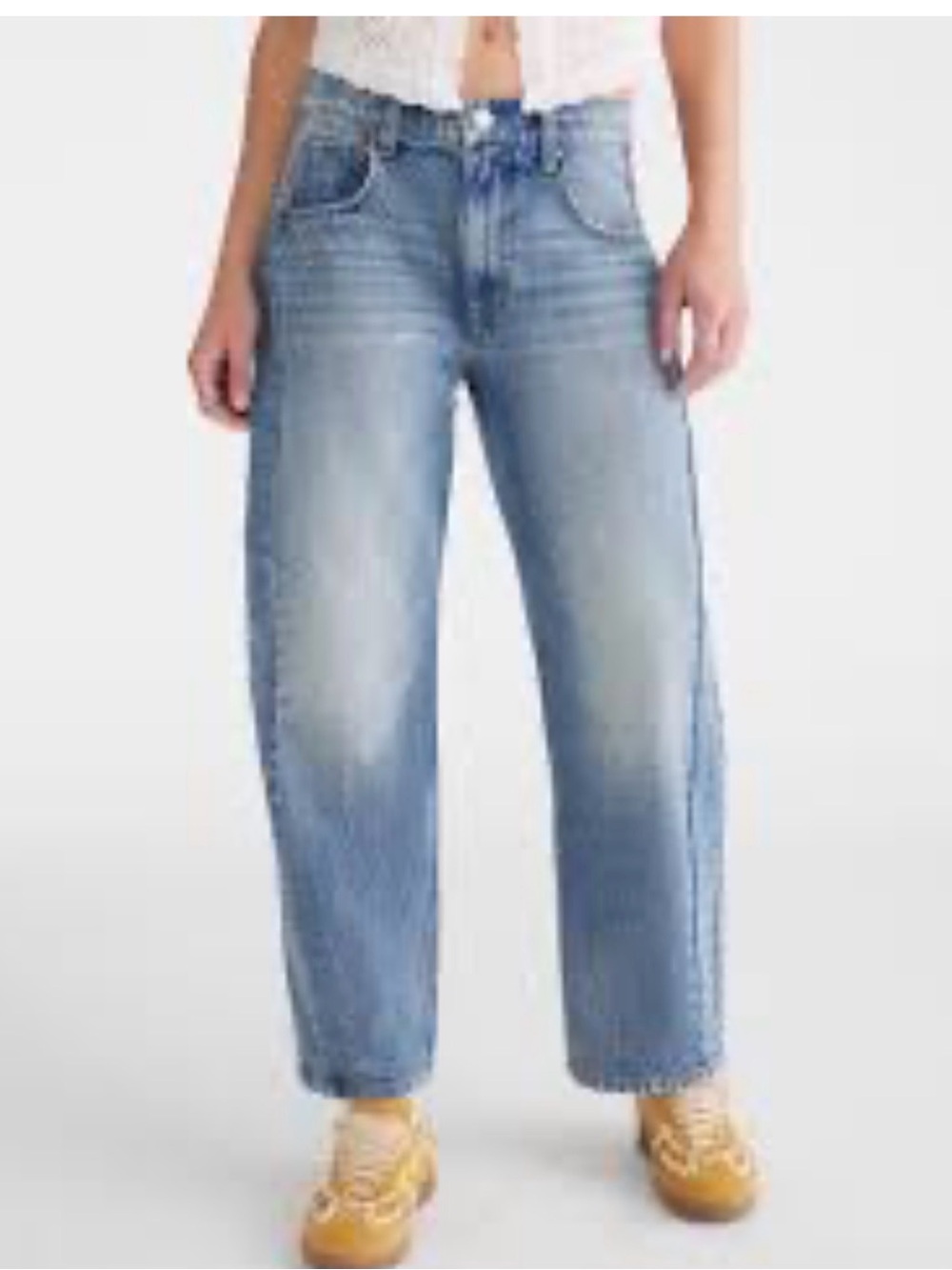 Aeropostale Mid-Rise Barrel Jeans Size 10